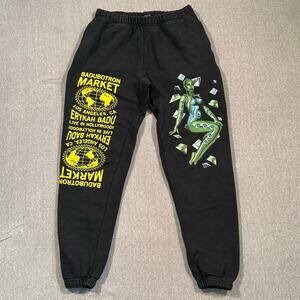 Vintage Chinatown Market Badubotron Erykah Badu Collab Sweatpants size s